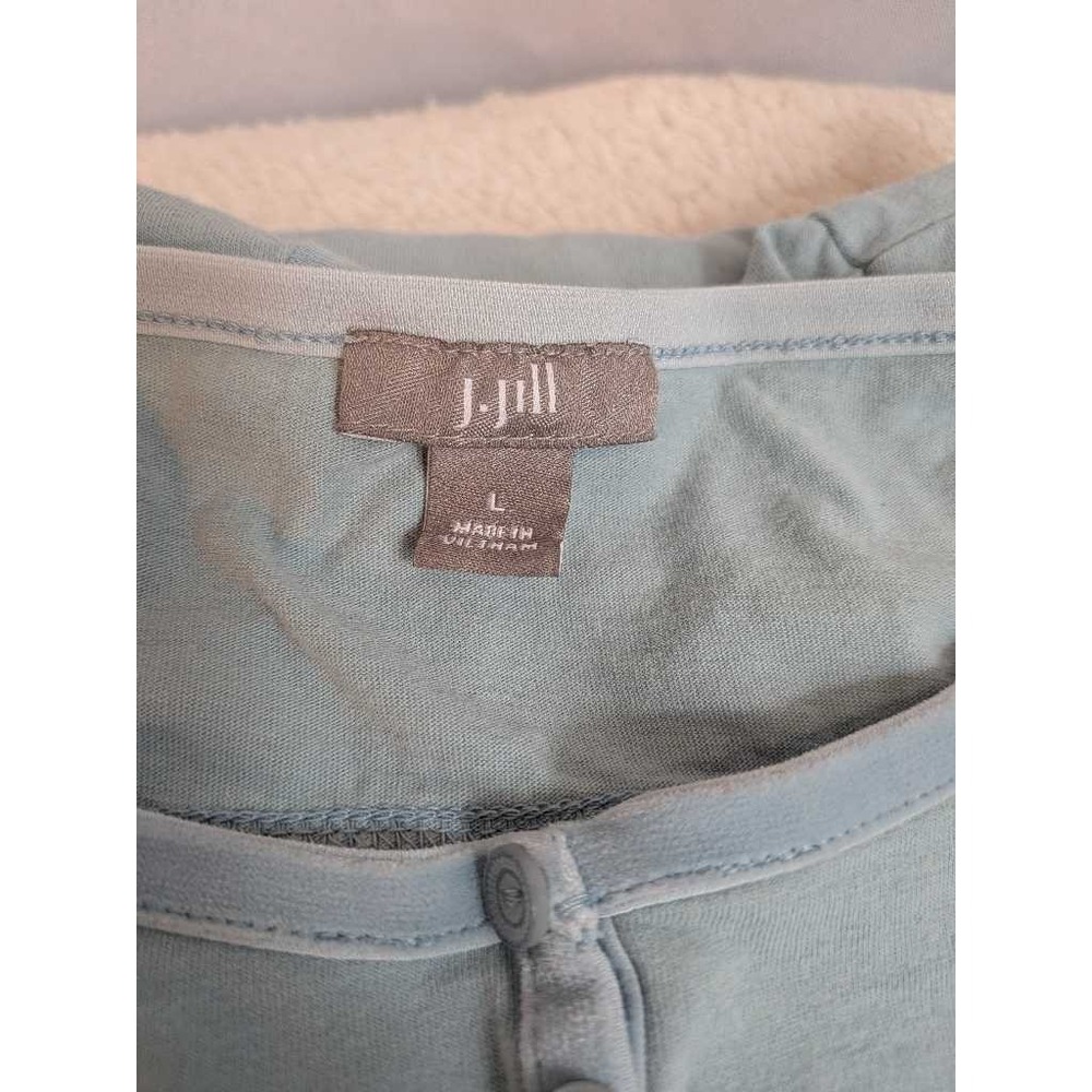 J. Jill Lot of 4 Tops Women's Large Henley V-Neck Stretch Casual - Picture 4 of 16